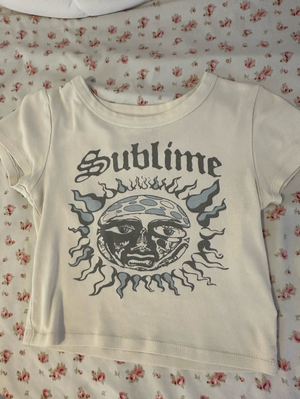 Sun Graphic Tee - Creamed
